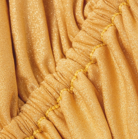 Solid & Striped Paula Suit in Metallic Gold NWT - Picture 8 of 15